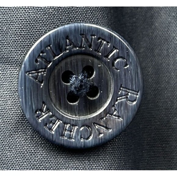 Atlantic Rancher Chore Coat Mens Large Waxed Cotton Waterproof Durable Workwear - Picture 14 of 15